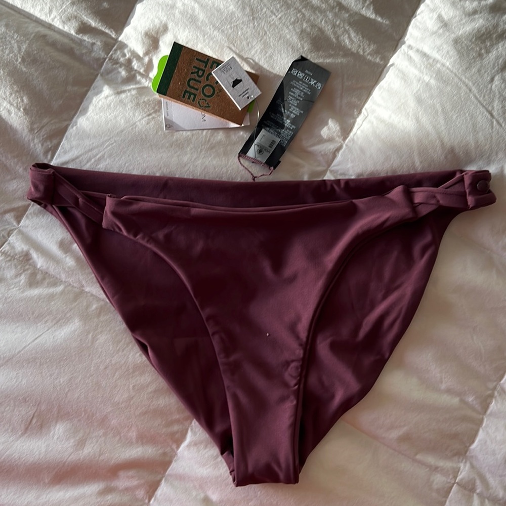 NEW Volcom Simply Seamless Hipster Bikini Bottom Size Large NWT